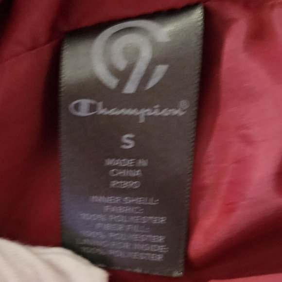 Champion Men Water-resistant Hooded Down Puffer Coat Size Small - Picture 3 of 6